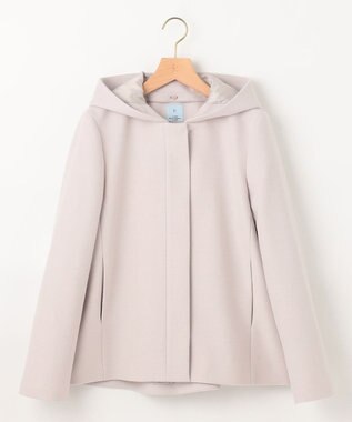 組曲 L ウールモッサ ショートコート ライトグレー系