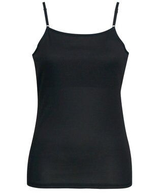 Wing ジュニア 胸あて付きキャミソール Wing Teen 綿混素材(身生地部) 成長する胸にフィット 【STEP1～2】 RL6917 ウイング／ワコール ブラック