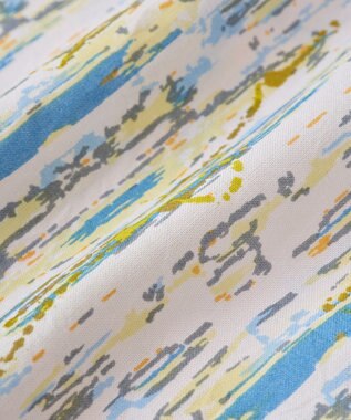 Green Parks Ｉ　アソート柄さらっとレーヨンブラウス Flower Black