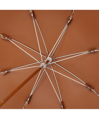 MOONBAT GRACY(グレイシー) 晴雨兼用日傘 長傘 T/C Eyelet lace Frill テラコッタ