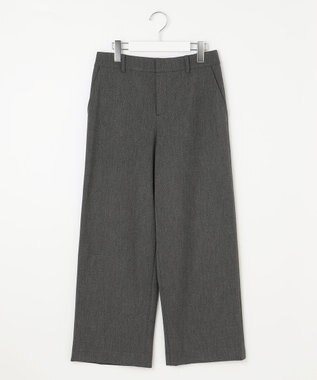 J.PRESS LADIES 【WEB限定カラーあり】T/Rアルガンシルク ワイド パンツ ライトグレー系