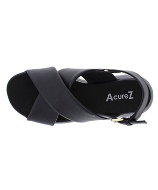 AcureZ オトナのスポサン クロスベルトデザイン「軽×ラクサンダル」 ブラック