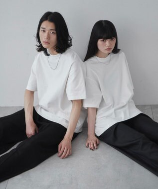 WEGO 【ユニセックス着用アイテム/綿100%/SMLXLサイズ展開】シルキーリッチヘビーコットンT ホワイト