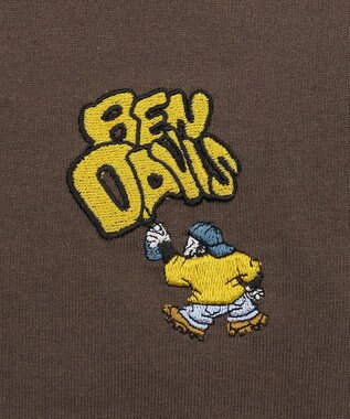 WEGO 【ユニセックス着用ITEM/SMLサイズ展開】別注BENDAVISワンポイントT（SS） ブラウン