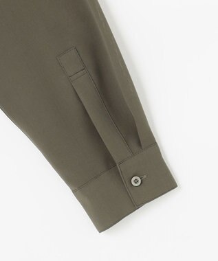 J.PRESS LADIES S RELAXION Sheer ボイル ブラウス カーキ系