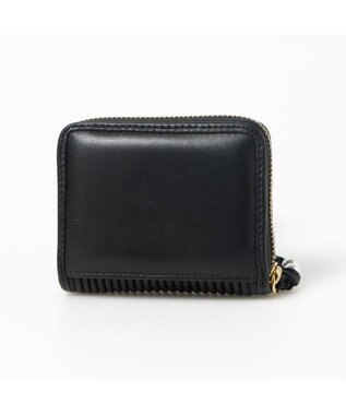 UNBILLION ペルケ perche / シーププリーツ・ジャバラカードウォレット ブラック