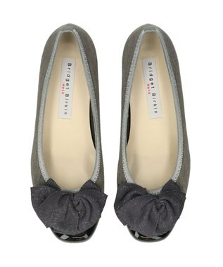 Bridget Birkin 【Bridget Birkin Walk】ラメリボンウォーキングパンプス ブラックコンビ