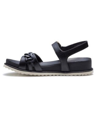 REGAL FOOT COMMUNITY 【リーガルレディース】F45R フットベッドサンダル サンダル ブラック