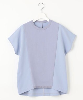 自由区 【洗える・XSサイズあり】ハイブリットレーヨンアムンゼン ブラウス ダルブルー系