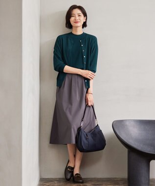 J.PRESS LADIES 【WEB限定カラーあり・2way】 ナイロン ショルダー バッグ ネイビー系