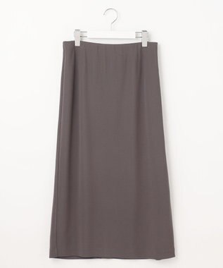 J.PRESS LADIES S 【洗える】ストレッチリブフェイス スカート スレート系
