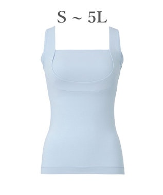 BRADELIS New York 【BRADELIS NewYork peace】綿混楽々dailyブラキャミ25 ノンワイヤー 補正下着 カップ付き キャミソール ブラトップ