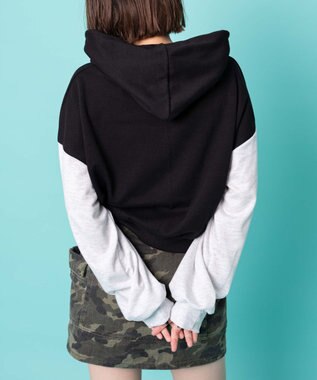 WEGO チアロゴWジップパーカー ブラック