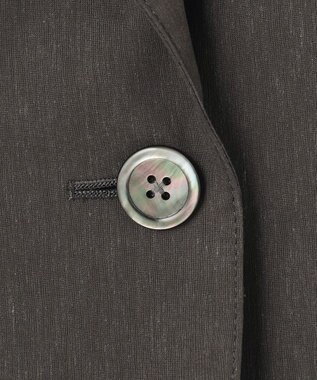 J.PRESS LADIES L 【セットアップ対応】セルロースリネンストレッチ テーラード ジャケット スレート系