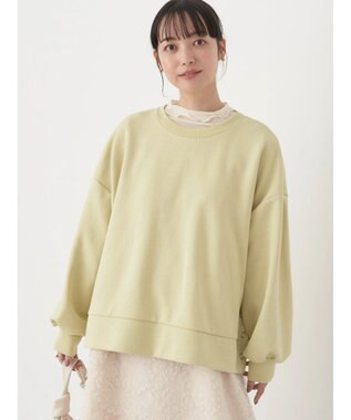 earth music&ecology サイドボタンダンボールプルオーバー