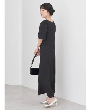 earth music&ecology ＳＥＴ２点ドロストプルオーバー＋キャミワンピース Black