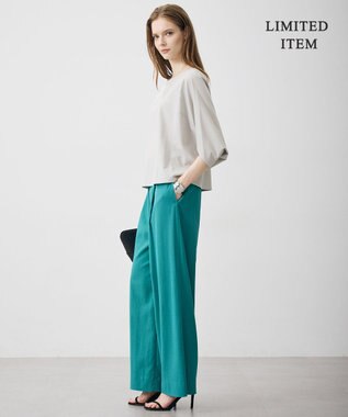 ICB 【WEB限定】ストレッチツイルジャージー ドルマンスリーブカットソー トープ