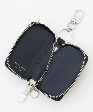 JOSEPH HOMME 【WEB限定】【PELLE MORBIDA】キーケース ブラックxネイビー