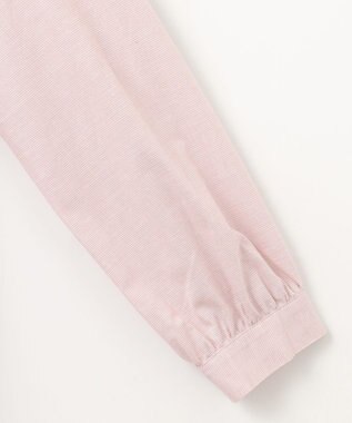 J.PRESS LADIES 【洗える】BEZピンチェック ピンタック ブラウス ローズピンク系3
