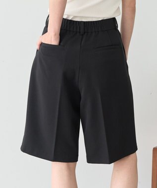 AMERICAN HOLIC イージーケアタックハーフパンツ Black