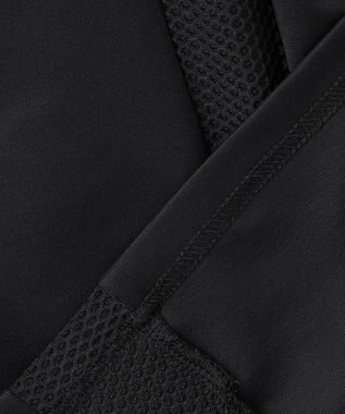 23区GOLF 【MEN】ストレッチ性抜群のハニカムメッシュコンビポロシャツ ブラック系