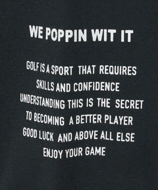 PW CIRCULUS 【MEN】ベーシックロングスリーブモックネック ゴルフ ブラック系