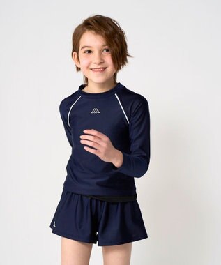 OP／FILA 【Kappa】フレアショートパンツ スクール水着 ネイビー