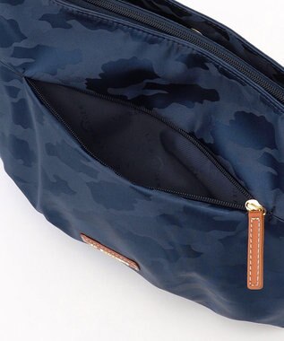 LA BAGAGERIE シャドージャカード 2WAYショルダーバッグ ネイビー