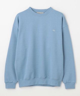 UNFILO MENS 【男女兼用】グラフィックプリント スウェットTEE [24年秋冬商品] ブルー(バックプリント)