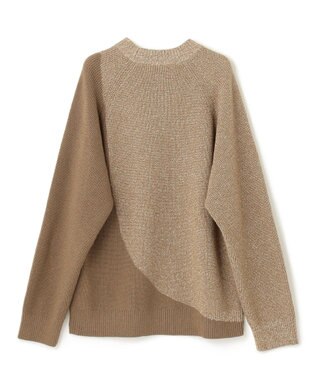 JOSEPH HOMME TWISTED COTTON CASHMERE KNIT キャメル系3