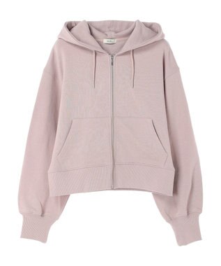 earth music&ecology 裏毛ＺＩＰパーカー Pink Beige