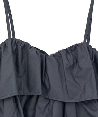 Green Parks ・ＳＵＧＡＲ　ＳＰＯＯＮ　レザーライクティアードキャミ Navy