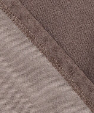 ANY SIS S 【前後着用・UVケア・洗える】2WAYジョーゼットジャージードルマン カットソー モカ