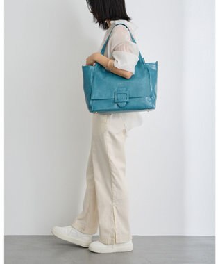 MioFIRANO バックル付きトートバッグ＆ショルダーバッグセット 2WAY A4サイズ対応　FIRANO フィラノ BLUE