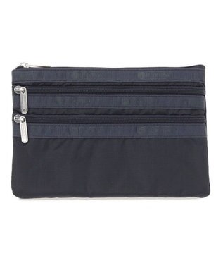 LeSportsac 3ZIP COSMETIC/ディープシーブルー