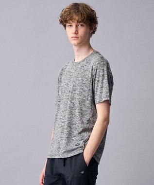 JOSEPH ABBOUD MOUNTAIN 【ゆったり】ランダムスラブリップ アウトドア Tシャツ グレー系