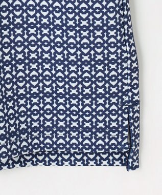 23区GOLF 【MEN】モノグラム総柄長袖ポロシャツ ネイビー系5