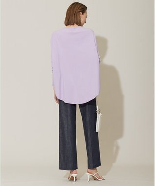 ICB 【洗える】 ヴィスコースワイド プルオーバー ライトグレープ系