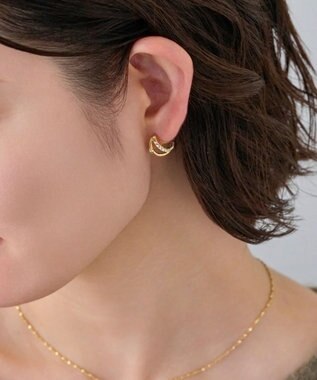 Phoebe <数量限定set>【痛くないシリーズ】　ネックレス&イヤリング ゴールド