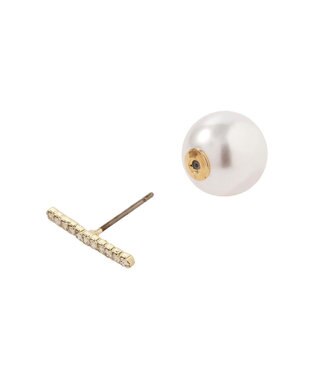 YECCA VECCA 2wayパールバーピアス Gold