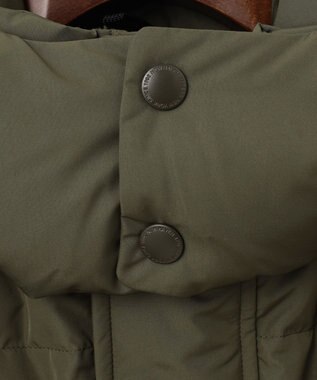 J.PRESS MEN 【ビジネス対応可】ベーシックタフタ ダウンコート / デタッチャブルフード ダークグリーン系