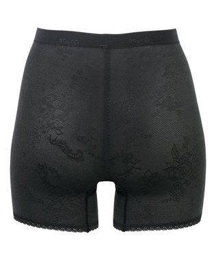 WACOAL ガードル 綿混ソフトガードル 通気性がよい(本体) おなかやさしくサポート 一枚ばき可能 ショート丈 【EverChic】 レディース GRC330 /ワコール ブラック