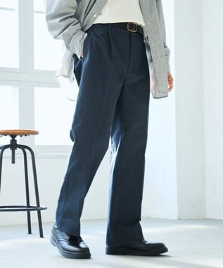 WEGO タックツイルトラウザー ダークグレー