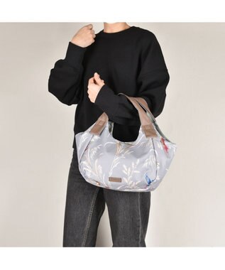 Y'SACCS バードプリントバルーントート Sサイズ