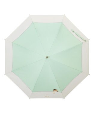 MOONBAT 【軽量】PAUL & JOE 晴雨兼用日傘 長傘 スウィンギングヌネット 一級遮光 遮熱 UV ミントグリーン
