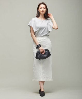 ICB L 【マガジン掲載】 Fully カットソー（番号CH58） ライトグレイッシュグリーン系