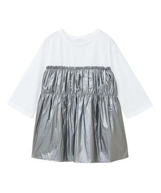 Green Parks シャーリングドッキングプルオーバー Gray