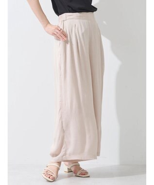 earth music&ecology レーヨンクレープイージーパンツ Beige