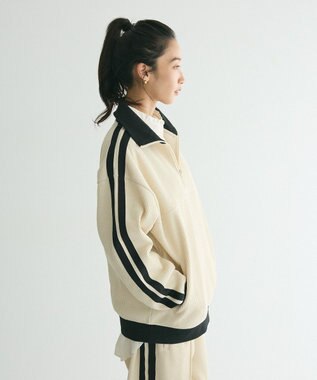 CRAFT STANDARD BOUTIQUE 【ユニセックス】ハーフジップスウェット Ivory