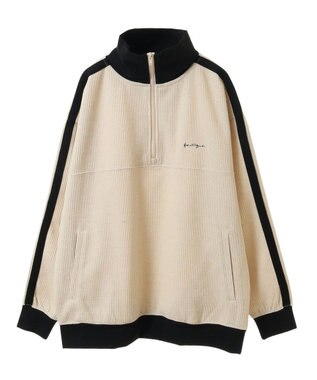 CRAFT STANDARD BOUTIQUE 【ユニセックス】ハーフジップスウェット Ivory